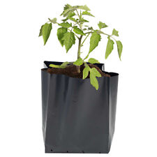 17 Litre Black Poly Pots/Reuseable Polythene Grow Bag Container Hadopots x 10