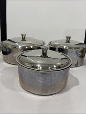 Tripling 18-10 Stainless Steel Cookware Made in France 6 pc