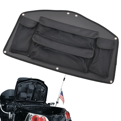 Trunk lid organizer rear - trunk,