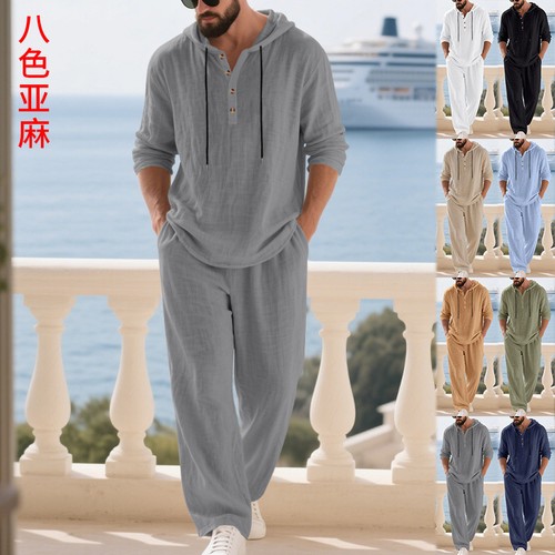 Men pieces cotton linen - pieces,