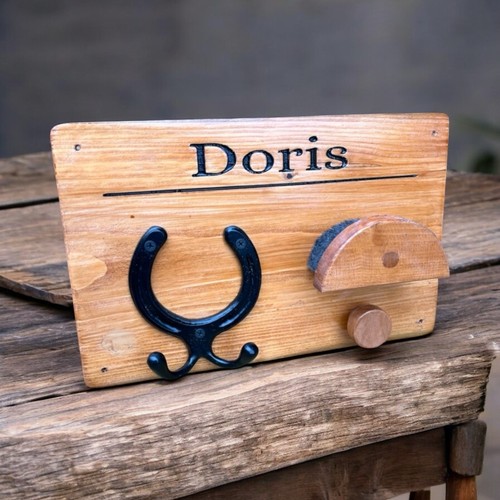 Personalised bridle rack with - bridle,
