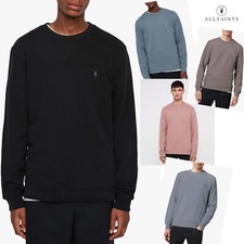 All Saints Mens Crew Neck Designer Pullover O/H Sweatshirt Sweater Jumper New
