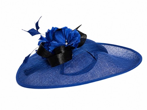 Royal blue wide - royal, wide-brim