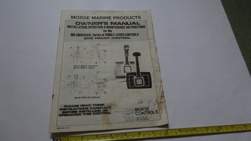 Morse marine products - morse,