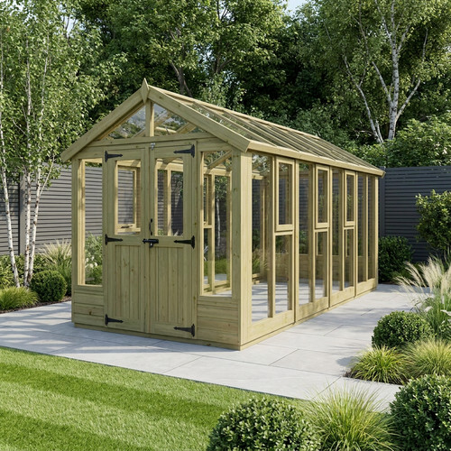6x16 glass greenhouse uk - 6x16,