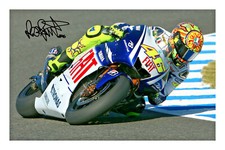 Valentino Rossi Signed A4