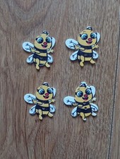 Set Of 4 Cute Bumble Bee