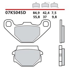 BREMBO FRONT BRAKE PAD KIT