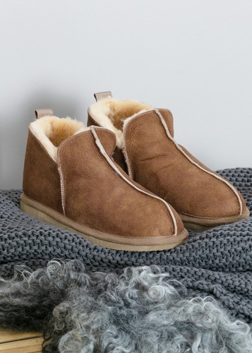 Men luxury sheepskin slip - luxury, on