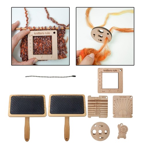 Knitting gauge ruler set - gauge,