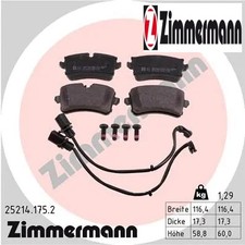 REAR BRAKE PADS SET LEFT &