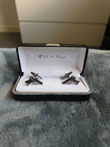Cufflink walther ppk gun - cufflink,