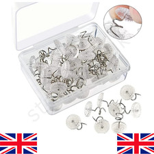 50X Clear Heads Twist Pins