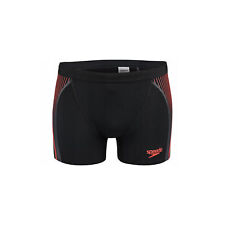 Speedo Gradient Placement Mens Black/Orange Swimming Trunks