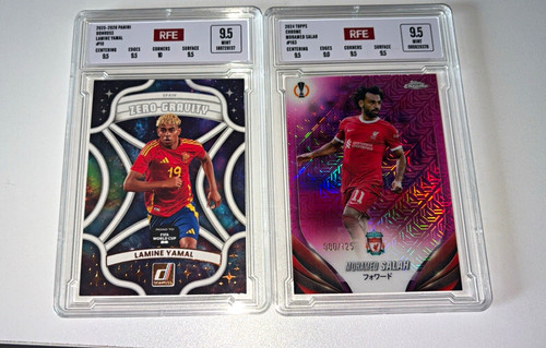 Topps graded card bundle - 2-card,