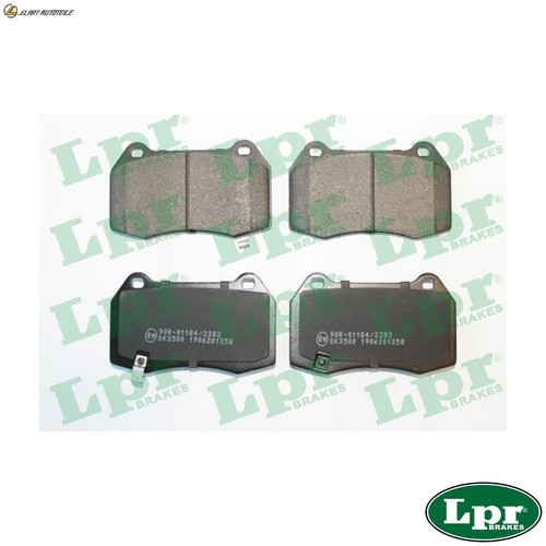 Brake pad set - pad,