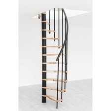 Interior Loft SUONO Smart Spiral Staircase 140cm×75cm Beech