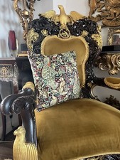 Brand New Luxury Velvet William Morris Forest Cushion Cover