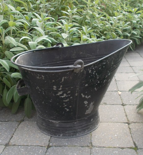 Vintage coal scuttle - vintage, scuttle/