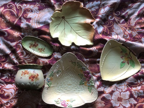 Vintage ceramic and - vintage, porcelain