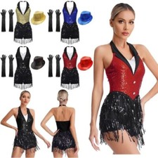 UK Women's Latin Dance Leotard