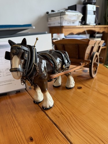 Shire draft horse with - horse,