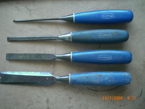 Marples chisels with - 4,