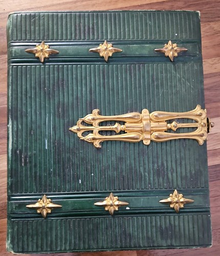 Victorian leather embossed - victorian,