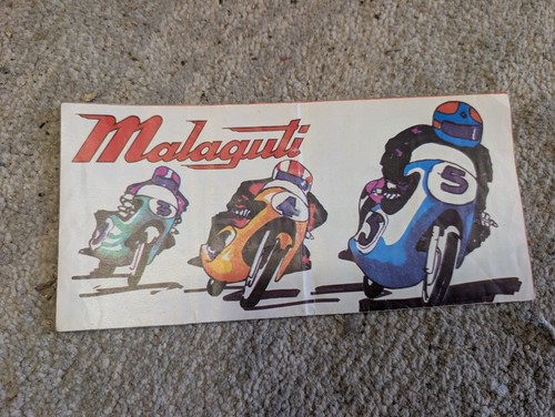 Vintage malaguti brochure - ,
