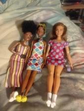3 x Barbie Fashionistas Doll