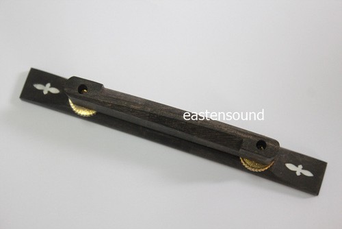 Archtop guitar ebony bridge
