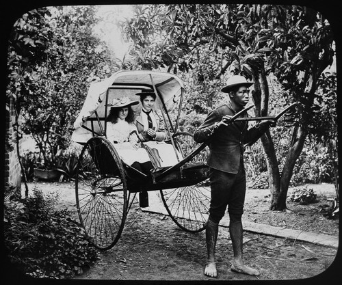 Magic lantern slide - lantern, a
