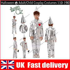 Tin Man Kids Costume The Wizard Of Oz Cosplay Fancy Outfit Book Week Halloween🎃