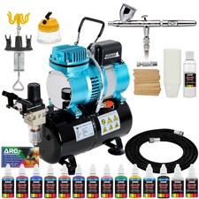 Iwata HP-CS Eclipse Airbrush System Kit Compressor Airbrush Paint Set