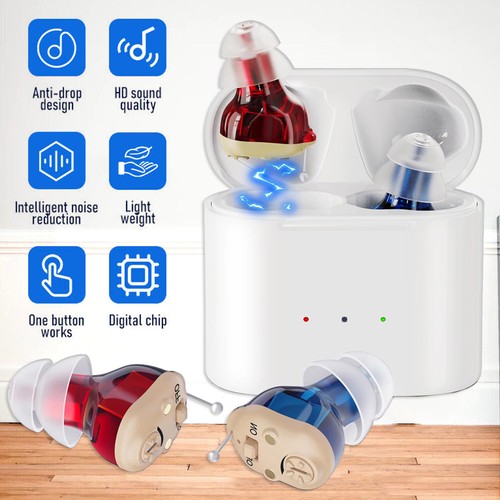 Invisible hearing aids ear - hearing,