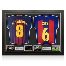 Andres Iniesta And Xavi