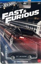 De Tomaso Pantera Fast Furious Model Car Diecast 1:64 Scale Hot Wheels Mattel