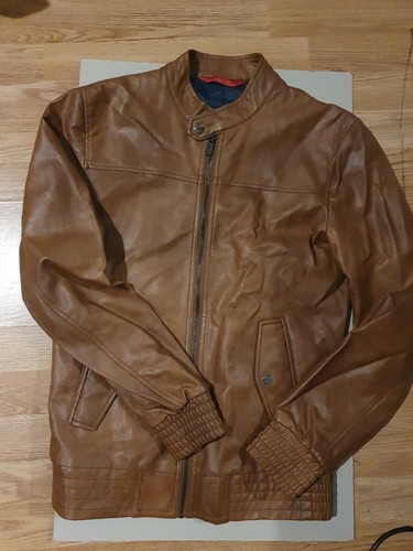 Zara leather jacket small