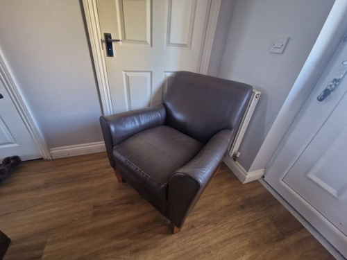 Leather effect chair - effect, next