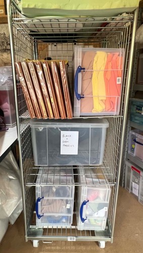 Roll cage trolley load - -,