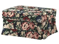 Ikea covers set for Ektorp Footstool in Lingbo Multicolour  304.033.21