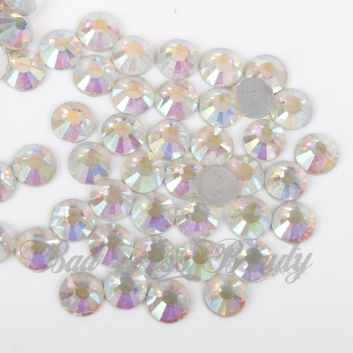 100pcs glass rhinestones flat - 100pcs,