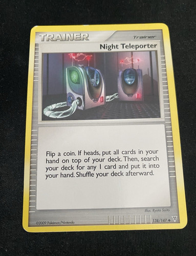 Pokémon tcg night teleporter - night,