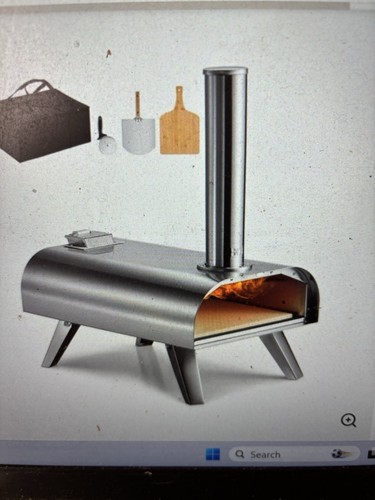 Vonhaus table top - table, wood-fired