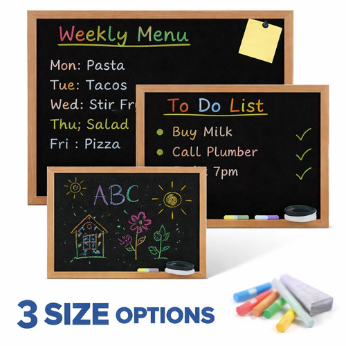 Blackboard wooden frame - blackboard,