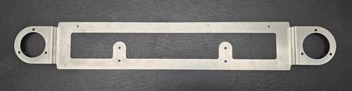 Rear number plate frame - rear,