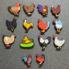 Hen Chicken Croc Shoe Charms