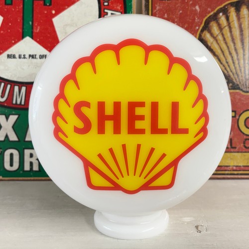 Shell mini gas pump globe - pump, oil
