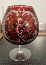 Antique Egermann Bohemian Ruby