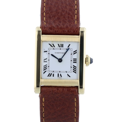 Cartier tank 78093 white - tank, mm